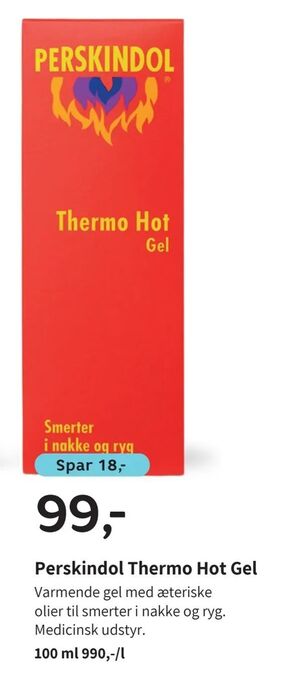 Helsam Perskindol Thermo Hot Gel tilbud