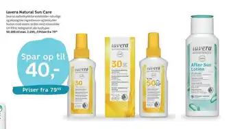 Helsam lavera Natural Sun Care tilbud
