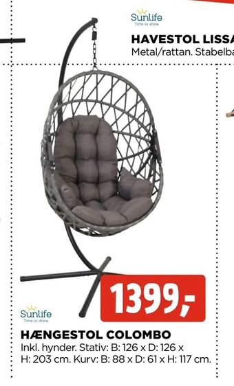 Hængestol colombo