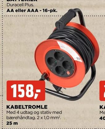 jem & fix Kabeltromle tilbud