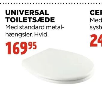 Universal toiletsæde