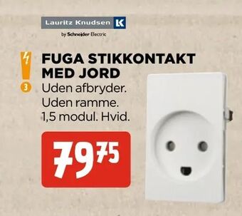 Fuga stikkontakt med jord