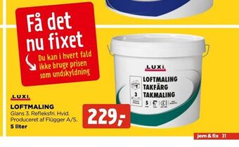 jem & fix Loftmaling tilbud
