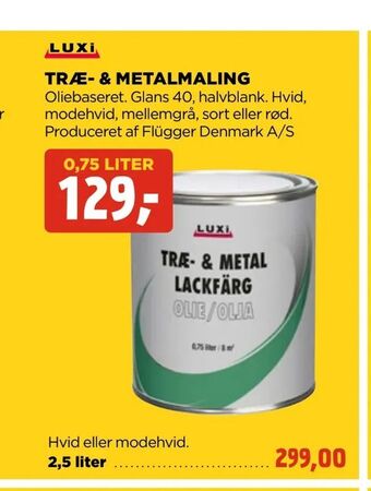 jem & fix Træ- & metalmaling tilbud