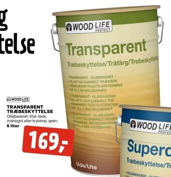 jem & fix Transparent træbeskyttelse tilbud