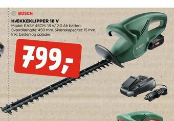 jem & fix Hækkeklipper 18 v tilbud