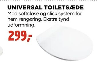 Universal toiletsæde