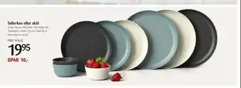Kop & Kande Tallerken eller skål tilbud