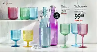 Kop & Kande Vin- eller vandglas tilbud