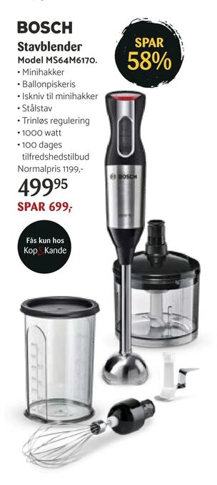 Kop & Kande Stavblender tilbud
