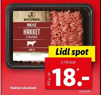 Let-Køb Hakket oksekød tilbud
