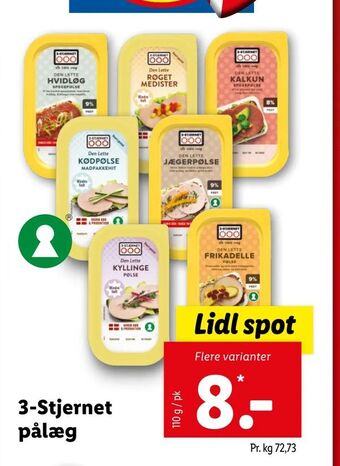 Let-Køb 3-Stjernet pålæg tilbud