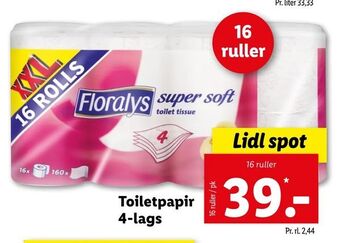 Let-Køb Toiletpapir 4-lags tilbud