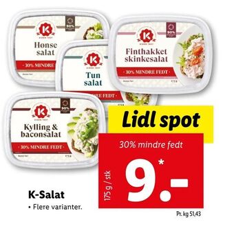 Let-Køb K-Salat tilbud
