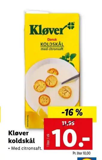 Let-Køb Kløver koldskål tilbud