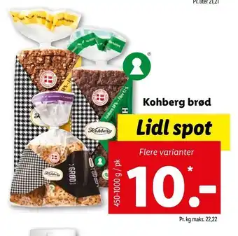 Let-Køb Kohberg brød tilbud