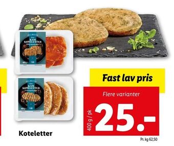Let-Køb Koteletter tilbud