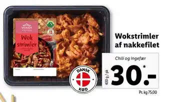 Wokstrimler af nakkefilet