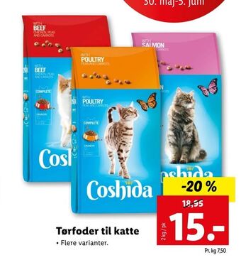 Let-Køb Tørfoder til katte tilbud
