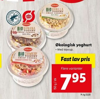 Let-Køb Økologisk yoghurt tilbud