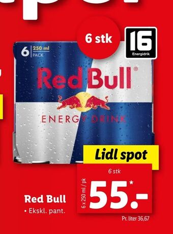 Let-Køb Red Bull tilbud