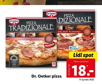 Let-Køb Dr. Oetker pizza tilbud