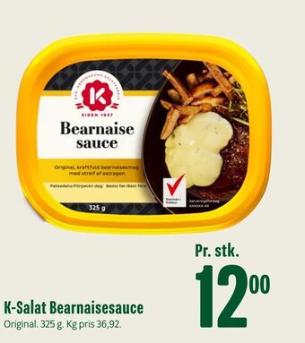 Min Købmand K-Salat Bearnaisesauce tilbud