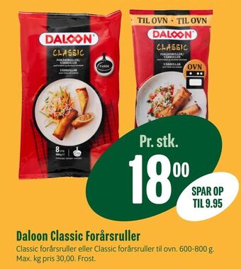 Min Købmand Daloon Classic Forårsruller tilbud