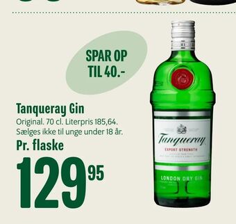 Min Købmand Tanqueray Gin tilbud