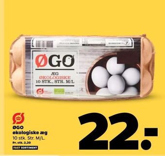Netto ØGO økologiske æg tilbud