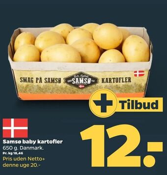 Netto Samsø baby kartofler tilbud