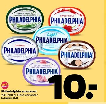 Netto Philadelphia smøreost tilbud