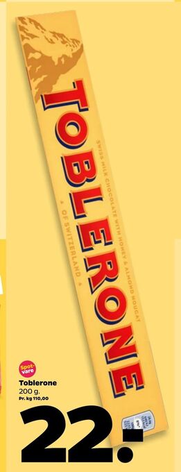 Netto Toblerone tilbud