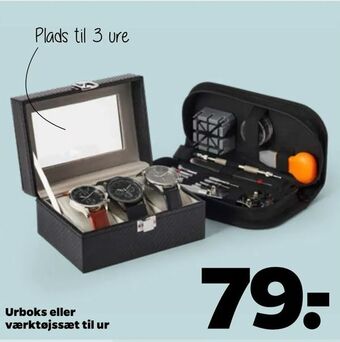 Urboks eller værktøjssæt til ur
