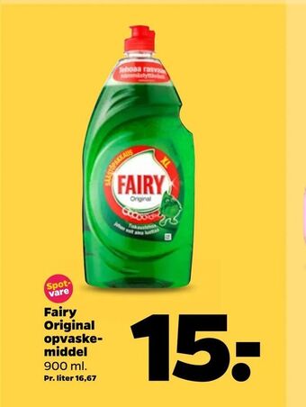Netto Fairy Original opvaskemiddel tilbud