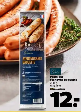 Netto Premieur stenovns baguette tilbud