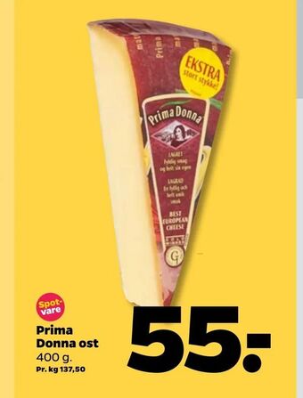 Netto Prima Donna ost tilbud