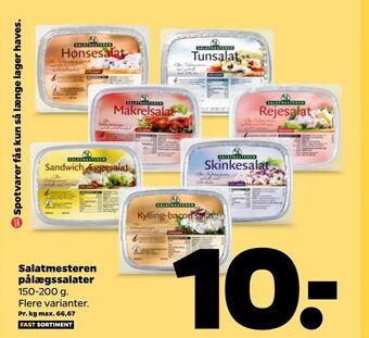 Netto Salatmesteren pålægssalater tilbud