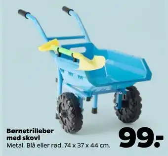 Børnetrillebør med skovl
