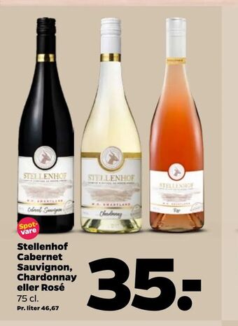 Netto Stellenhof Cabernet Sauvignon, Chardonnay eller Rosé tilbud