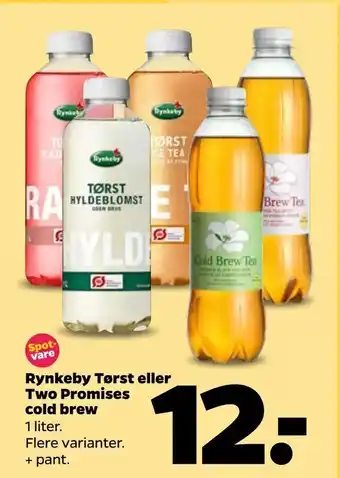 Netto Rynkeby Tørst eller Two Promises cold brew tilbud