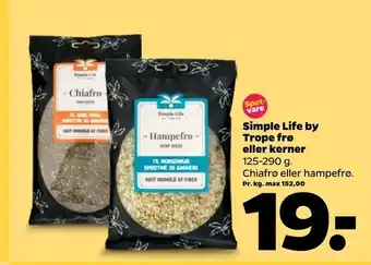 Netto Simple Life by Trope frø eller kerner tilbud