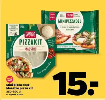 Netto Mini pizza eller Maestro pizza kit tilbud