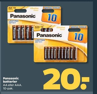 Netto Panasonic batterier tilbud