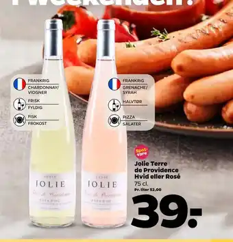 Netto Jolie Terre de Providence Hvid eller Rosé tilbud