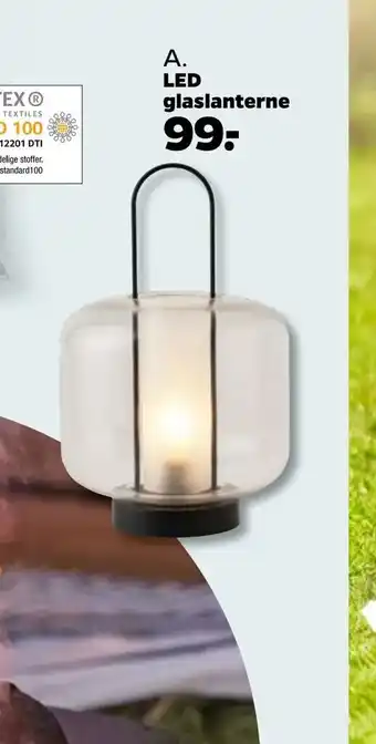Netto LED glaslanterne tilbud