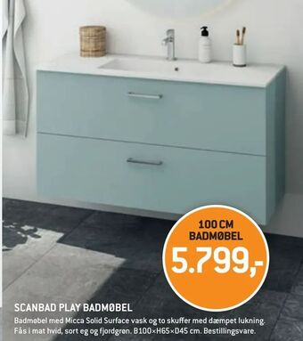 XL-BYG SCANBAD PLAY BADMØBEL tilbud