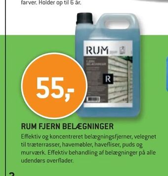 XL-BYG Rum fjern belægninger tilbud
