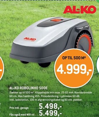 XL-BYG Al-ko robolinho 500e tilbud