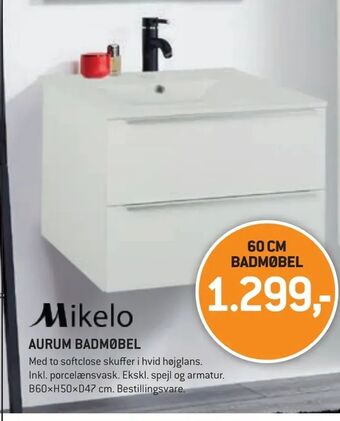 XL-BYG AURUM BADMØBEL tilbud